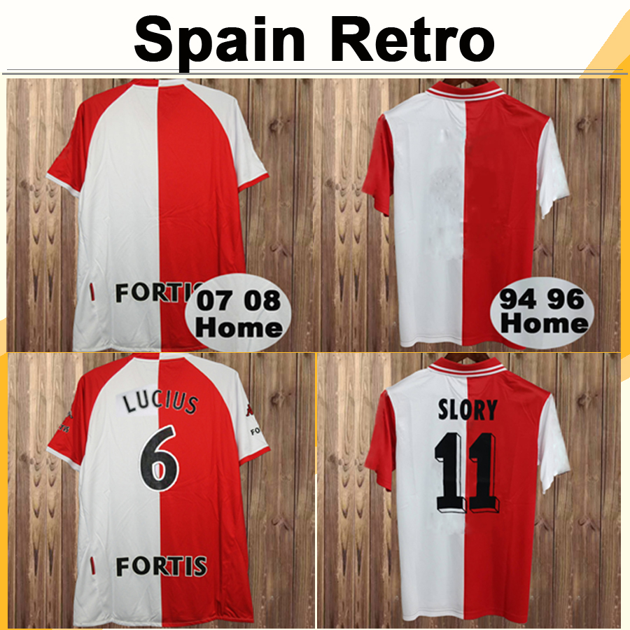 94 96 07 08 V. BRONCKHORST MAKAAY SLORY Mens Retro Vintage Soccer Jerseys Classical Home Red White Fotball Shirts Adult Uniforms, Black;yellow
94 96 07 08 V. BRONCKHORST MAKAAY SLORY Mens Retro Vintage Soccer Jerseys Classical Home Red White Fotball Shirts Adult Uniforms, Black;yellow