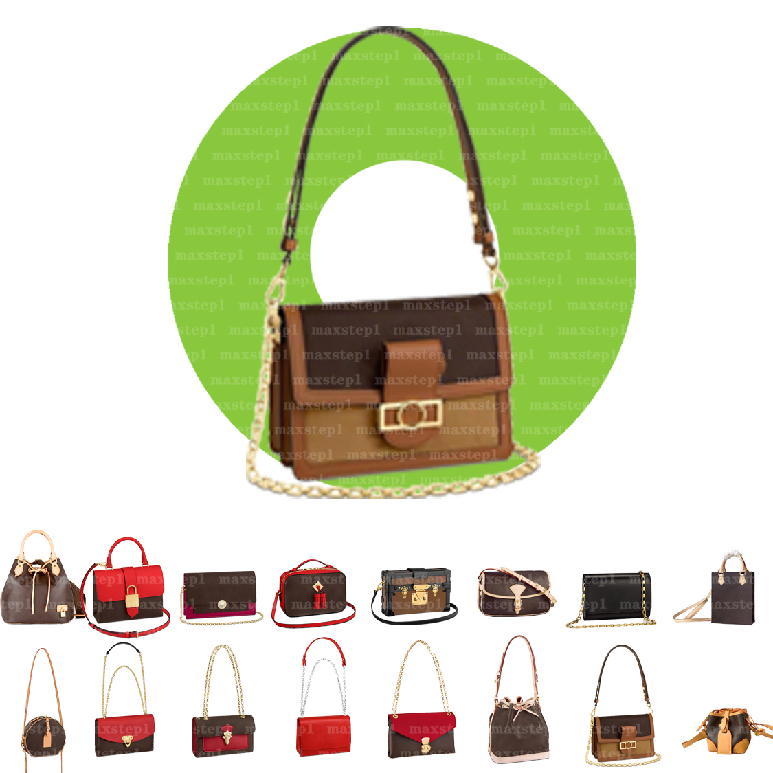 Shoulder Handbag Women Luxury Designers Bags Crossbody Bag Designer Handbags Genuine Leather Cross Body Bady Tote Multi Pochette Date Code Maxstep1, Leave message for what you want