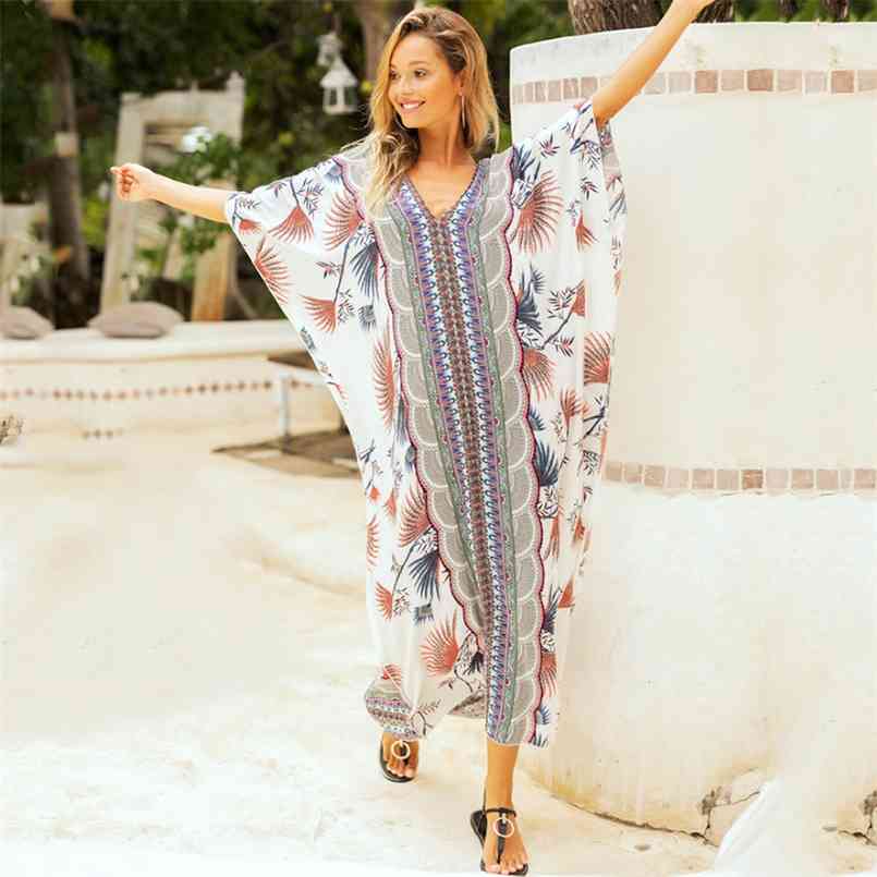 boho maxi tunic dresses for women kaftan summer swim cover up cotton rayon floral print vestidos loose beach robe 210510, 3 green
boho maxi tunic dresses for women kaftan summer swim cover up cotton rayon floral print vestidos loose beach robe 210510, 3 green