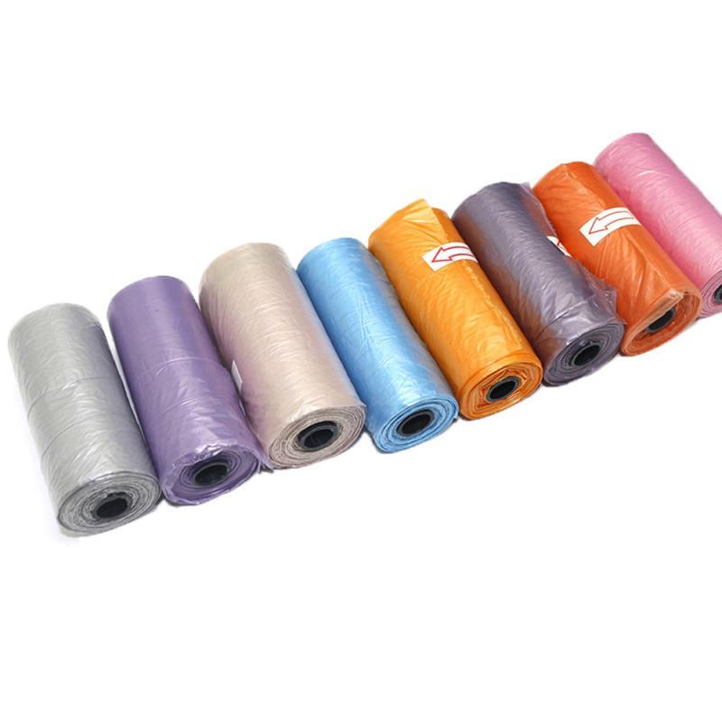 15PCS / Roll Pet Dog Poop Bags Cat Dog Waste Bags Clean-up Bags Dog Cat Waste Poop Pick Up Bag Poop Bag Dispenser For Dogs