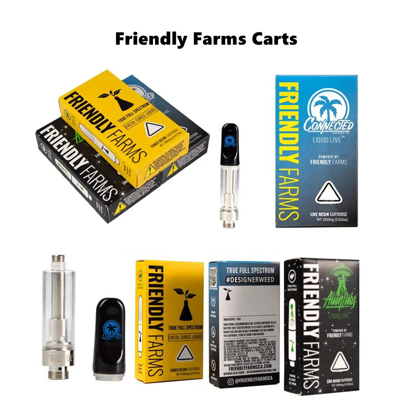 Friendly Farms Packaging With 0.5ml 0.8ml 1.0ml Atomizer empty carts Vape Cartridge ceramic coil tube and flavor sticker
Friendly Farms Packaging With 0.5ml 0.8ml 1.0ml Atomizer empty carts Vape Cartridge ceramic coil tube and flavor sticker