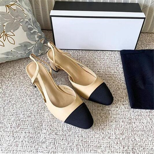 Ladies dress shoes sandals leather high heels spring autumn women pointed toe pumps heels 6.5CM