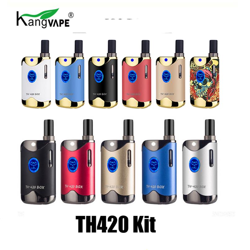 Authentic Kangvape TH420 II Starter Kit With 650 mAh Battery TH-420 2 Vape Box Mod For Thick Oil Cartridge Atomizer 100% Originala56, Th420 full kit (mixed colors)
Authentic Kangvape TH420 II Starter Kit With 650 mAh Battery TH-420 2 Vape Box Mod For Thick Oil Cartridge Atomizer 100% Originala56, Th420 full kit (mixed colors)
