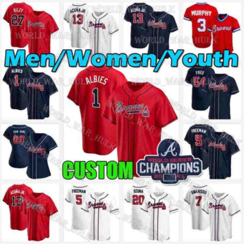 7 Dansby Swanson 2021 World Series Champion Jersey Freddie Freeman Braves Max Fried Ronald Acuna Jr. Alex Jackson Austin Riley Ozzie Albies, Blue;black
7 Dansby Swanson 2021 World Series Champion Jersey Freddie Freeman Braves Max Fried Ronald Acuna Jr. Alex Jackson Austin Riley Ozzie Albies, Blue;black
