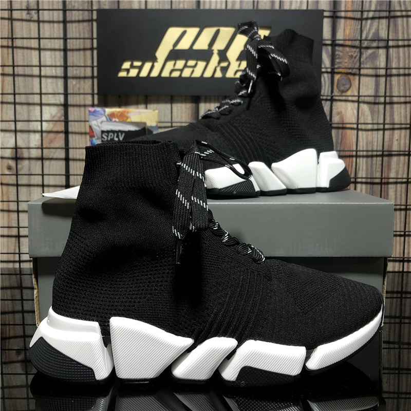 Top Quality Brand Designers Men Women Socks Shoes Paris Knit Mesh Speed Runner Trainer Sneakers High Platform Breathable Black White Slip On Triple S Casual Sneaker, Customize
Top Quality Brand Designers Men Women Socks Shoes Paris Knit Mesh Speed Runner Trainer Sneakers High Platform Breathable Black White Slip On Triple S Casual Sneaker, Customize