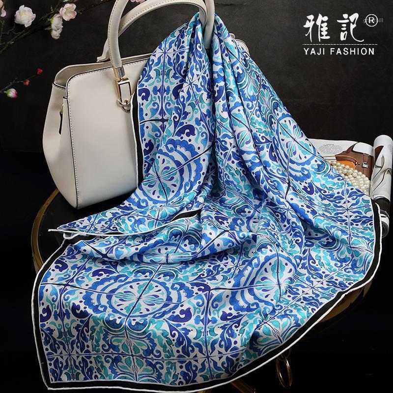 100% Twill Silk Scarf Women 90 Soft Real Elegant Big Square Flower Shawl Spring Autumn Bandana Gift Hangzhou Blue Scarves, Blue;gray
100% Twill Silk Scarf Women 90 Soft Real Elegant Big Square Flower Shawl Spring Autumn Bandana Gift Hangzhou Blue Scarves, Blue;gray