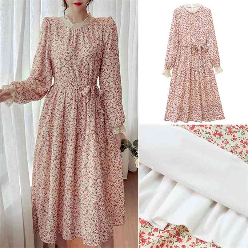 Fashion floral dress spring women's literary long skirt gentle temperament fairy with a bottom 210520, Red
Fashion floral dress spring women's literary long skirt gentle temperament fairy with a bottom 210520, Red
