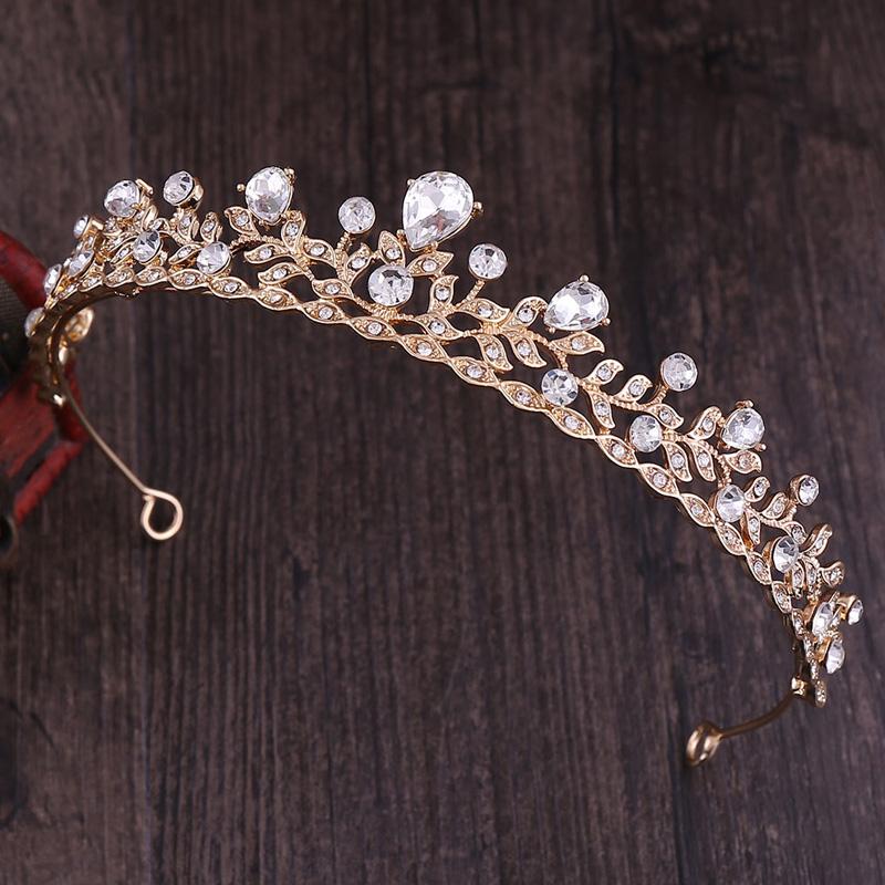 Hair Clips & Barrettes Vintage Wedding Jewelry Leaf Shape Rhinestone Crown Shiny Crystal Tiaras Bridal Weeding Headbands Women Accessories L, Golden;silver
Hair Clips & Barrettes Vintage Wedding Jewelry Leaf Shape Rhinestone Crown Shiny Crystal Tiaras Bridal Weeding Headbands Women Accessories L, Golden;silver