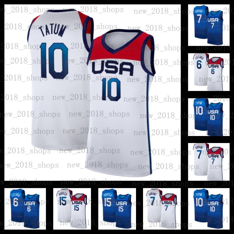 Kevin 7 Durant Jerseys Devin 15 Booker Damian 6 Lillard America USA White Blue Away Home United 2021 Tokyo Olympics Summer States Basketball, Black;red
Kevin 7 Durant Jerseys Devin 15 Booker Damian 6 Lillard America USA White Blue Away Home United 2021 Tokyo Olympics Summer States Basketball, Black;red