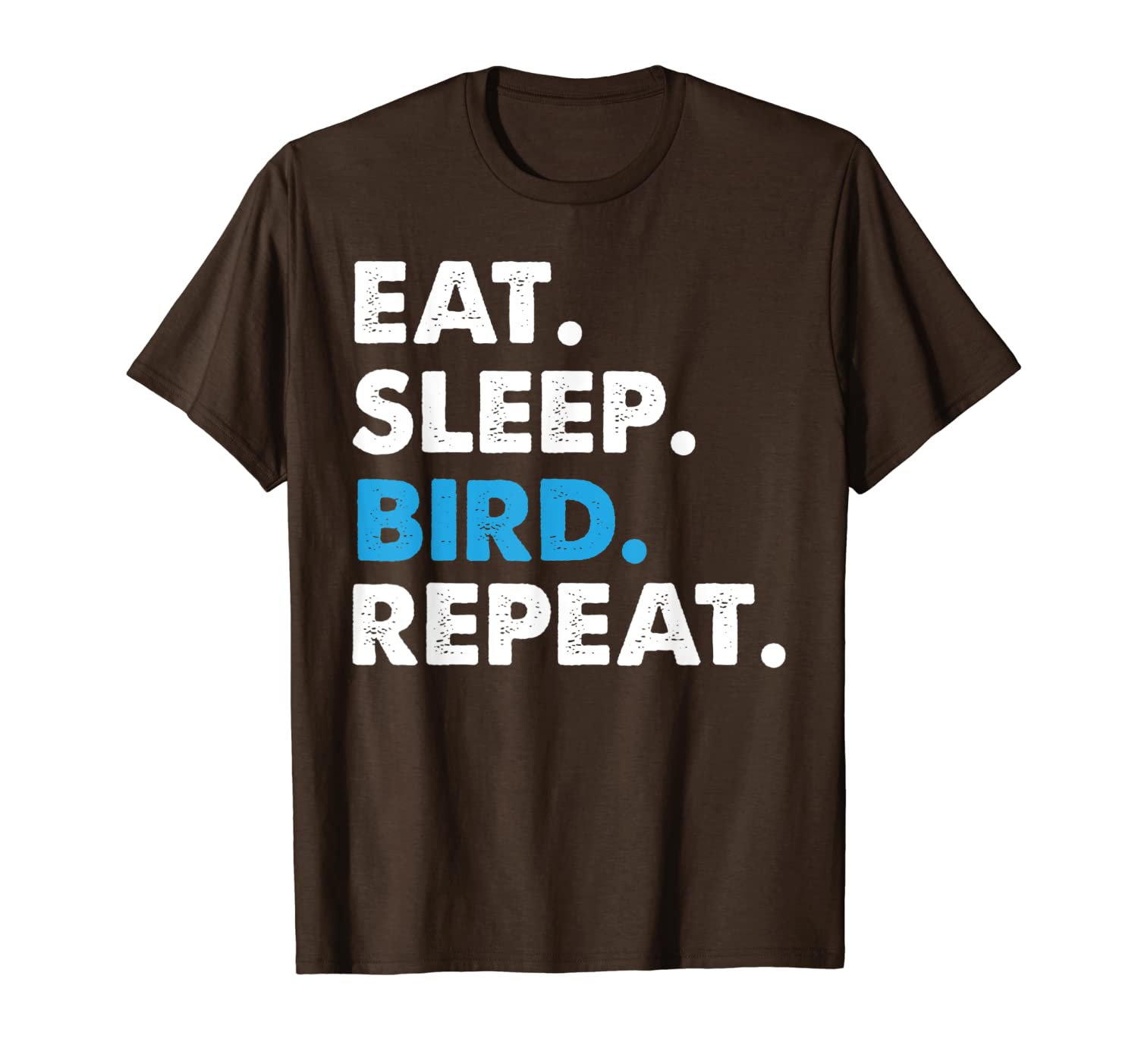 bird watching t-shirt gift eat sleep bird repeat men women t-shirt, White;black