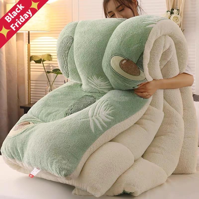 Quilt Winter Blanket Double-sided Velvet Cashmere Cotton Warm Four Seasons Plush Comforter Comforters & Sets
Quilt Winter Blanket Double-sided Velvet Cashmere Cotton Warm Four Seasons Plush Comforter Comforters & Sets