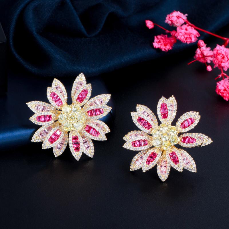 Dangle & Chandelier CWWZircon 3D Luxury Full Cubic Zirconia Pave Red Leaf Big Geometric Earring For Women Engagement Wedding Jewelry Accesso, Silver
Dangle & Chandelier CWWZircon 3D Luxury Full Cubic Zirconia Pave Red Leaf Big Geometric Earring For Women Engagement Wedding Jewelry Accesso, Silver