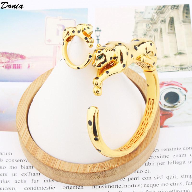 Earrings & Necklace Donia Jewelry European And American Fashion Opening Spotted Leopard Bracelet Animal Ring Set Luxury T Personality Jewelr, Silver
Earrings & Necklace Donia Jewelry European And American Fashion Opening Spotted Leopard Bracelet Animal Ring Set Luxury T Personality Jewelr, Silver