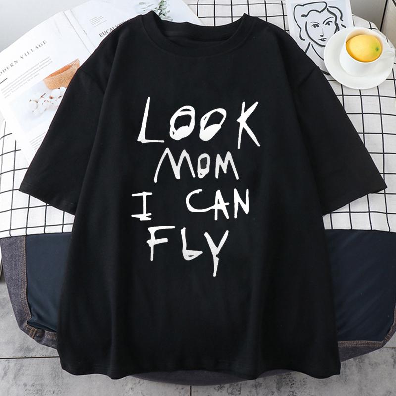 Women' T-Shirt Hip Hop Women T-shirts Kawaii Look Mom I Can T Shirt Harajuku 90s Girls Ulzzang Graphic Tees Tops Female, Beige
Women' T-Shirt Hip Hop Women T-shirts Kawaii Look Mom I Can T Shirt Harajuku 90s Girls Ulzzang Graphic Tees Tops Female, Beige