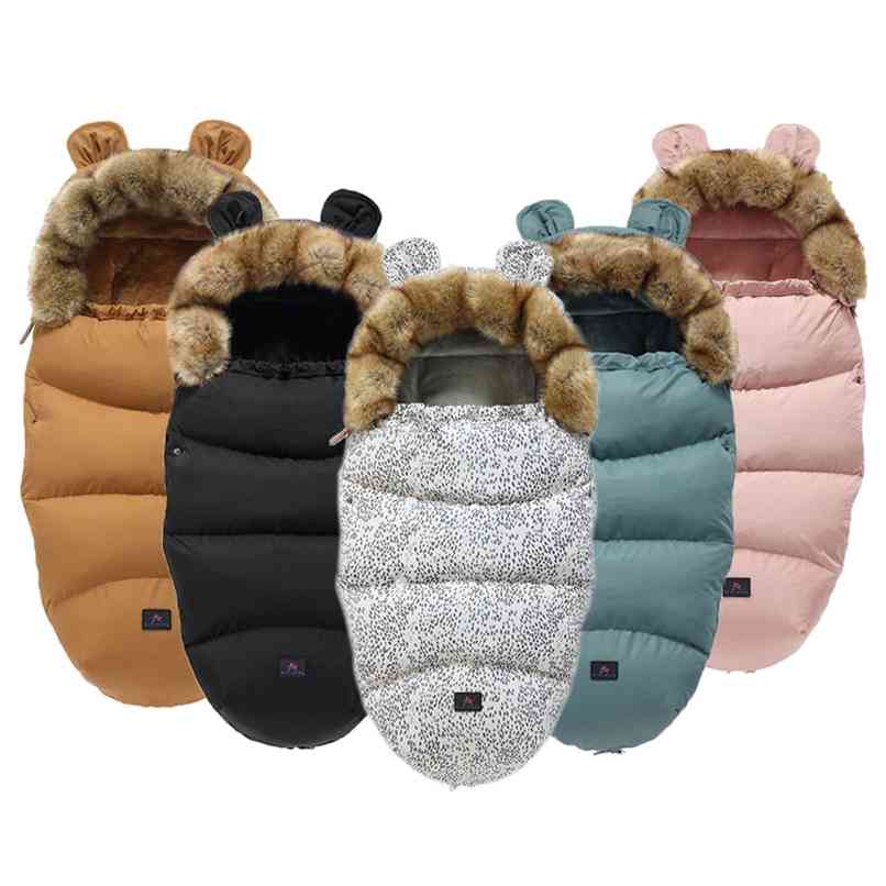 Winter Baby Stroller Sleeping Bag Cute Ear Sleepsack For Infant Warm Thick Plus velvet Footmuff born Wheelchair Envelopes 210816
Winter Baby Stroller Sleeping Bag Cute Ear Sleepsack For Infant Warm Thick Plus velvet Footmuff born Wheelchair Envelopes 210816