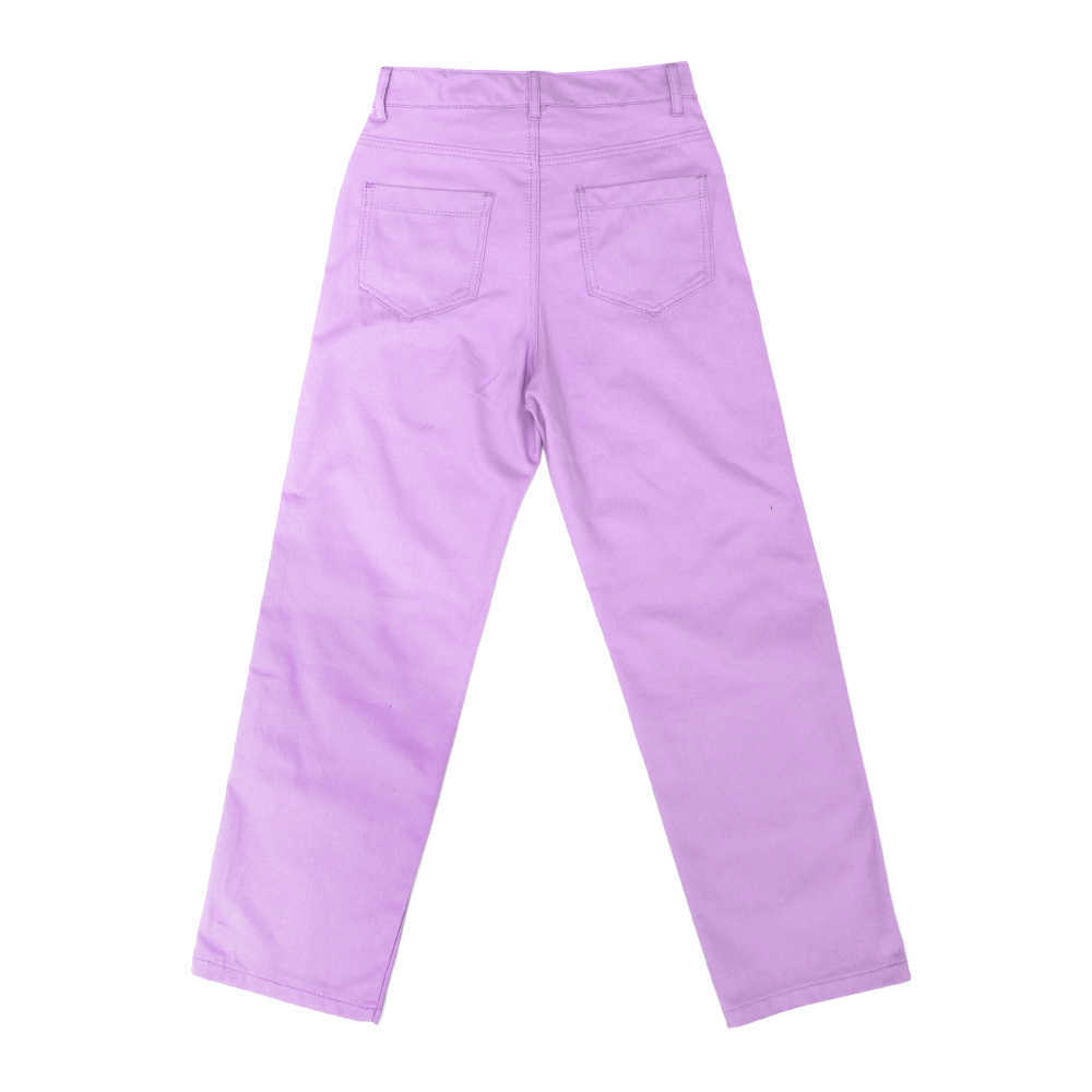 Cartoon Pattern Women's Pants High Waist Vintage Straight Trousers For Ladies Summer Autumn Women Casual Streetwear Pants Light 210702