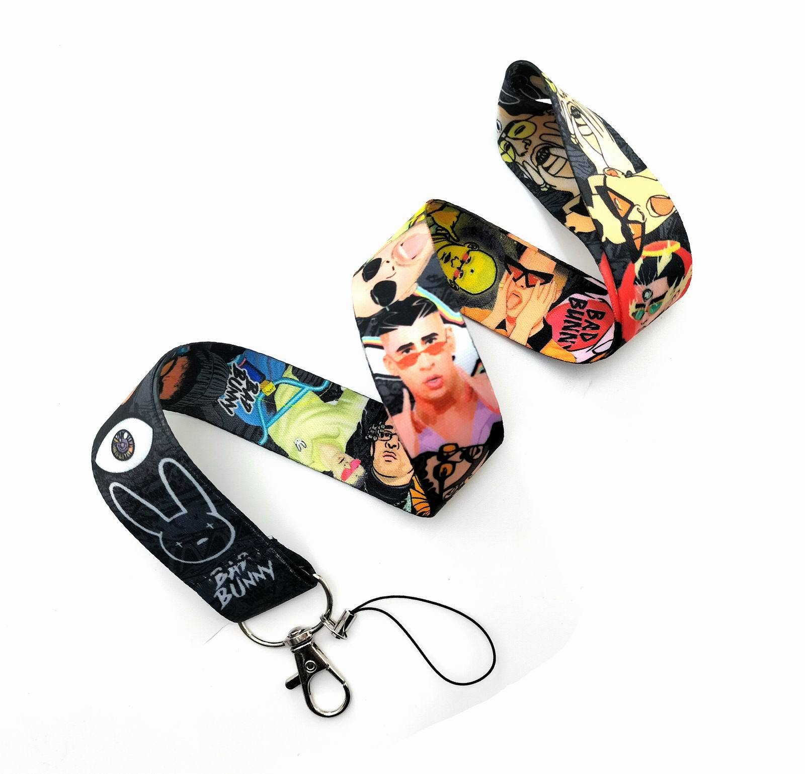 Cartoon singer Lanyard For Keychain ID Card Cover Pass student men Backapck Badge Holder Key Ring Neck Straps Accessories
Cartoon singer Lanyard For Keychain ID Card Cover Pass student men Backapck Badge Holder Key Ring Neck Straps Accessories
