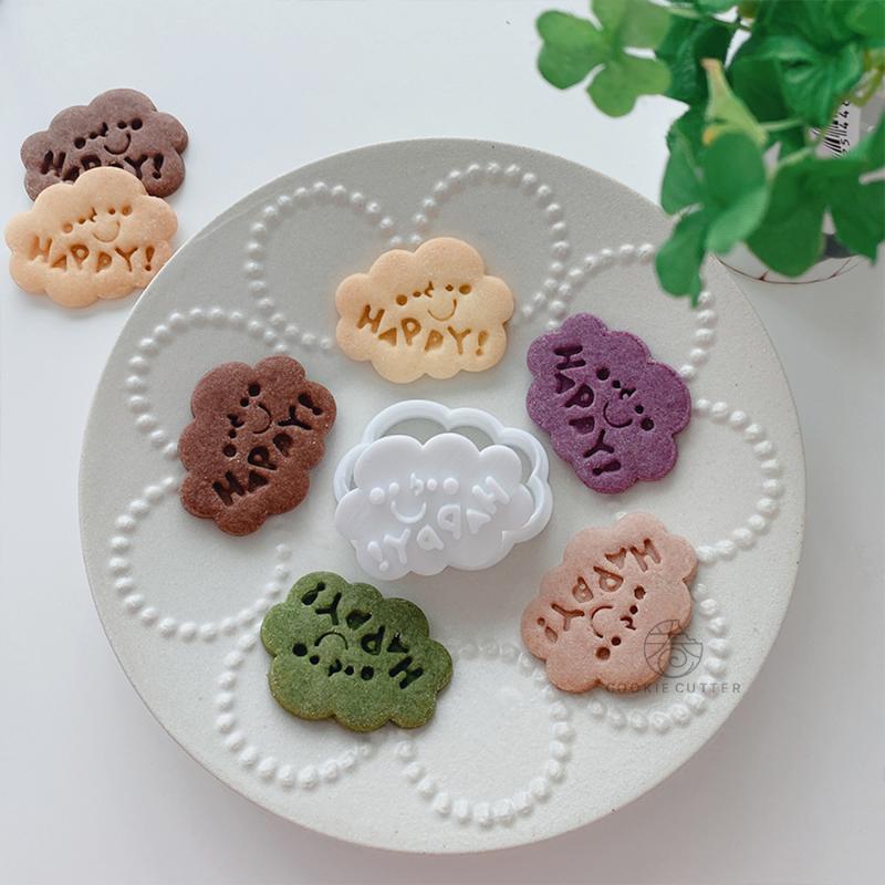 Baking Moulds Happy Cloud Shaped Cookie Embossing Mold Fondant Icing Sugar Craft Biscuit 3D Cutter Cake Decorating Tools
Baking Moulds Happy Cloud Shaped Cookie Embossing Mold Fondant Icing Sugar Craft Biscuit 3D Cutter Cake Decorating Tools