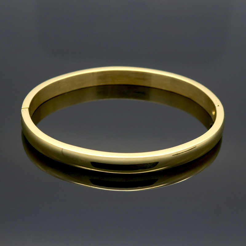 Simple Smooth Couple Jewelry Stainless Steel Rose Gold Colour Lover Men Bangle Plain Love Wome Bracelets & Bangles for Present Q0719
Simple Smooth Couple Jewelry Stainless Steel Rose Gold Colour Lover Men Bangle Plain Love Wome Bracelets & Bangles for Present Q0719