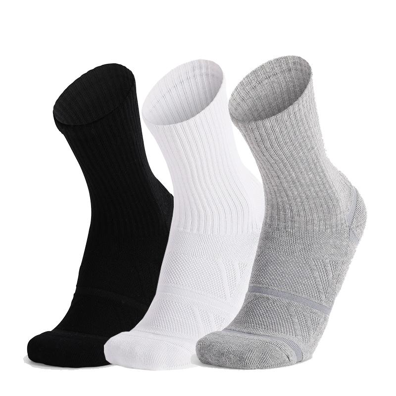 Sports Socks 3 Pairs Men's Running Black White Gray Color Cotton Fit For Outdoor Walking Basketball Athletic Sock
Sports Socks 3 Pairs Men's Running Black White Gray Color Cotton Fit For Outdoor Walking Basketball Athletic Sock