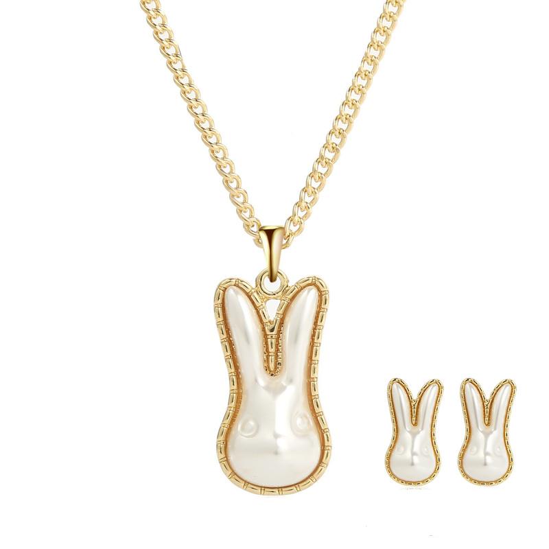 Earrings & Necklace Fashion Pendant Jewelry Set Accessories Sweater Chain Bear Earings Female Wedding, Silver
Earrings & Necklace Fashion Pendant Jewelry Set Accessories Sweater Chain Bear Earings Female Wedding, Silver