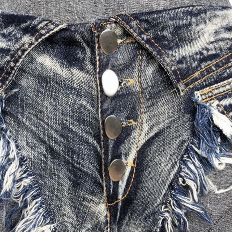 Women Sexy Denim Jeans Shorts Girl High Waist Beach YF049-#699 Women's