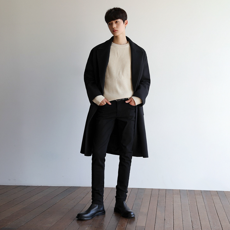 IEFB men's wear Korean Slim Fit black Jeans elastic casual trend Leggings spring winter denim pants streetwear trousers 9Y4259 210524