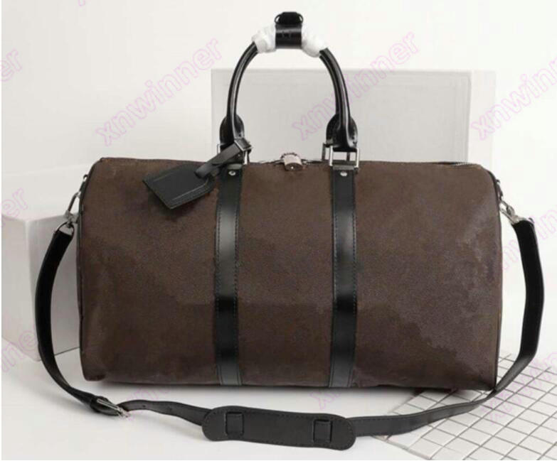 Keepall 50 55 45 M41424 Duffel Bag BANDOULIERE Monograms Canvas Designer Mens Travel Bags Virgil Abloh Designers Luxurys Luggage With STAMP M41416
Keepall 50 55 45 M41424 Duffel Bag BANDOULIERE Monograms Canvas Designer Mens Travel Bags Virgil Abloh Designers Luxurys Luggage With STAMP M41416