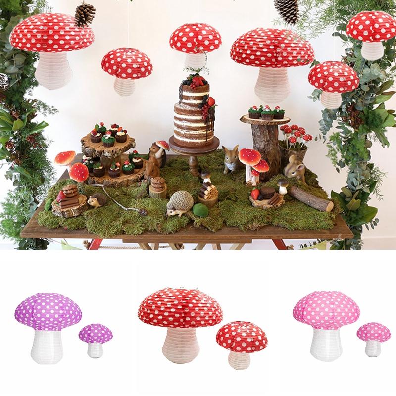 Party Decoration 1pcs Mushroom Shaped Paper Lanterns For Birthday Decor Christmas Ornaments Year Backdrop Baby Shower Garden
Party Decoration 1pcs Mushroom Shaped Paper Lanterns For Birthday Decor Christmas Ornaments Year Backdrop Baby Shower Garden