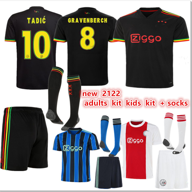 21 22 Bob Marley Soccer Jersey TADIC BERGHUIS HALLER Third black Kit BLIND PROMES NERES CRUYFF KLAASSEN GRAVENBERCH 2022 football shirt men kids sets ajaxes uniform 
21 22 Bob Marley Soccer Jersey TADIC BERGHUIS HALLER Third black Kit BLIND PROMES NERES CRUYFF KLAASSEN GRAVENBERCH 2022 football shirt men kids sets ajaxes uniform