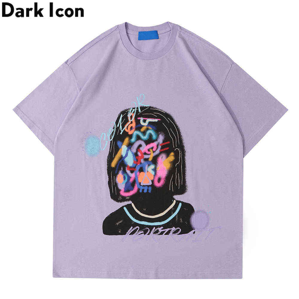 Graffiti Streetwear T-shirt Men Women Summer O-neck Hip Hop Tshirts Cotton Tee 210603, Purple
Graffiti Streetwear T-shirt Men Women Summer O-neck Hip Hop Tshirts Cotton Tee 210603, Purple