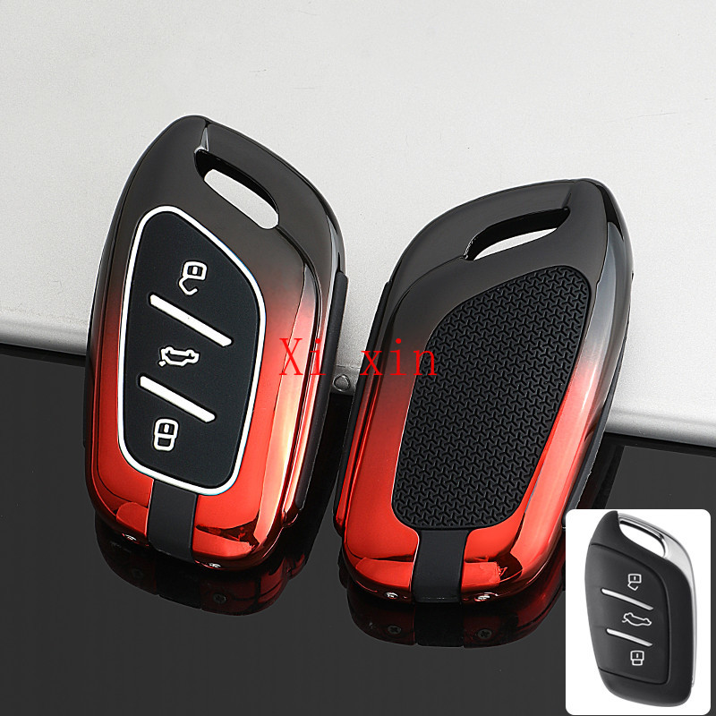 For MG 6/5 ZS All-inclusive special key cover car keychain shell, Black 
For MG 6/5 ZS All-inclusive special key cover car keychain shell, Black