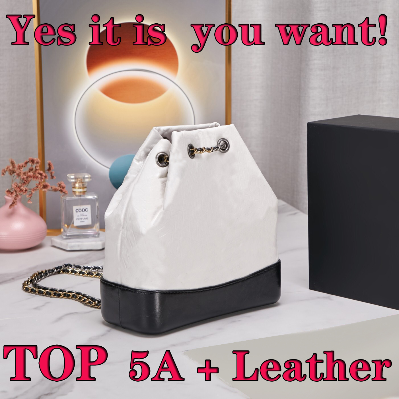 5A top quality brand luxury Bucket backpack bag small size women handbags fashion Designers Bags 2021 gold chain clutch cowhide wallet classic black purse wholesale, Blue with black
5A top quality brand luxury Bucket backpack bag small size women handbags fashion Designers Bags 2021 gold chain clutch cowhide wallet classic black purse wholesale, Blue with black