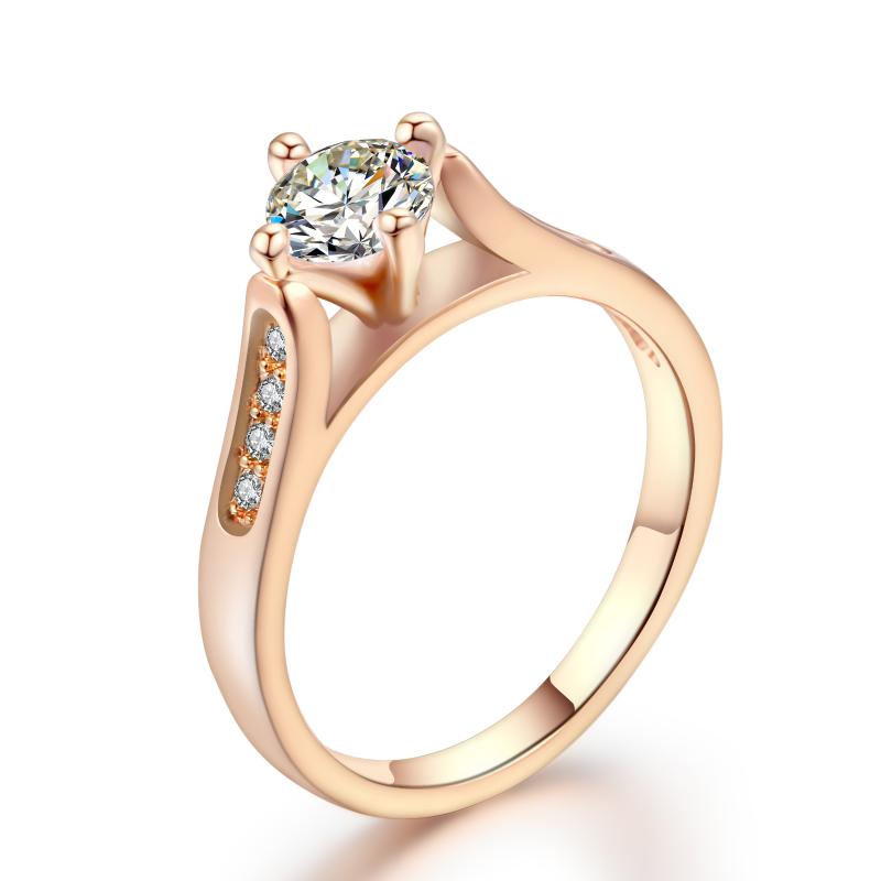 Cluster Rings Cubic Zirconia 1ct Engagement For Women Rose Yellow Gold Color Genuine Austrian Crystals Fashion Jewelry Sale R065, Golden;silver
Cluster Rings Cubic Zirconia 1ct Engagement For Women Rose Yellow Gold Color Genuine Austrian Crystals Fashion Jewelry Sale R065, Golden;silver