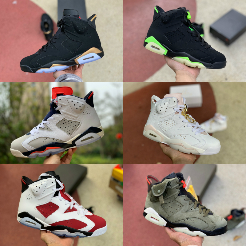 Jumpman Electric Green 6 6s Mens High Basketball Shoes UNIVERSITY BLUE Bordeaux Black Infrared Travis Scotts Electric Green Trainer Sneakers
Jumpman Electric Green 6 6s Mens High Basketball Shoes UNIVERSITY BLUE Bordeaux Black Infrared Travis Scotts Electric Green Trainer Sneakers