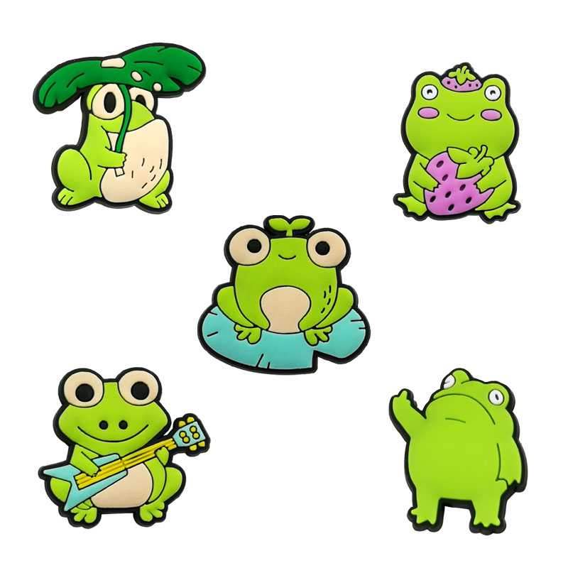 MOQ=100pcs frog pvc shoe charms wholesale fashion accessories soft rubber jibitz for croc shoes plastic ornaments
MOQ=100pcs frog pvc shoe charms wholesale fashion accessories soft rubber jibitz for croc shoes plastic ornaments
