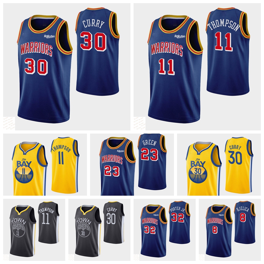 Golden StateWarriorsMEN Stephen Klay Thompson Draymond Green Otto Porter Curry 2021 Basketball 75th Anniversary Blue Jersey
Golden StateWarriorsMEN Stephen Klay Thompson Draymond Green Otto Porter Curry 2021 Basketball 75th Anniversary Blue Jersey