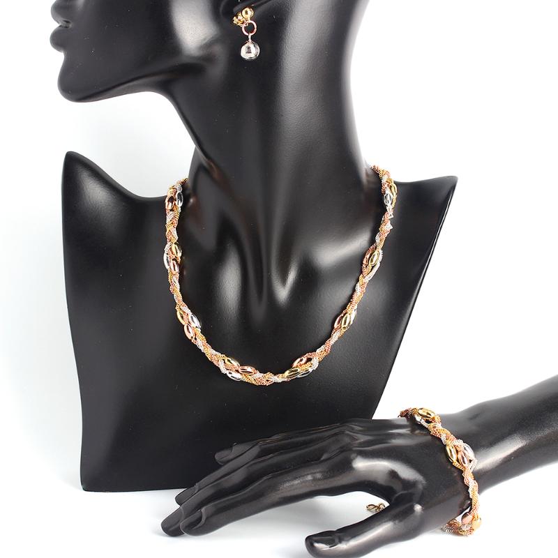 Earrings & Necklace Charm Fringed Oval Beads Chain For Woman Girls Gift Rose Gold Color Set Jewelry Bracelet Romantic, Silver
Earrings & Necklace Charm Fringed Oval Beads Chain For Woman Girls Gift Rose Gold Color Set Jewelry Bracelet Romantic, Silver