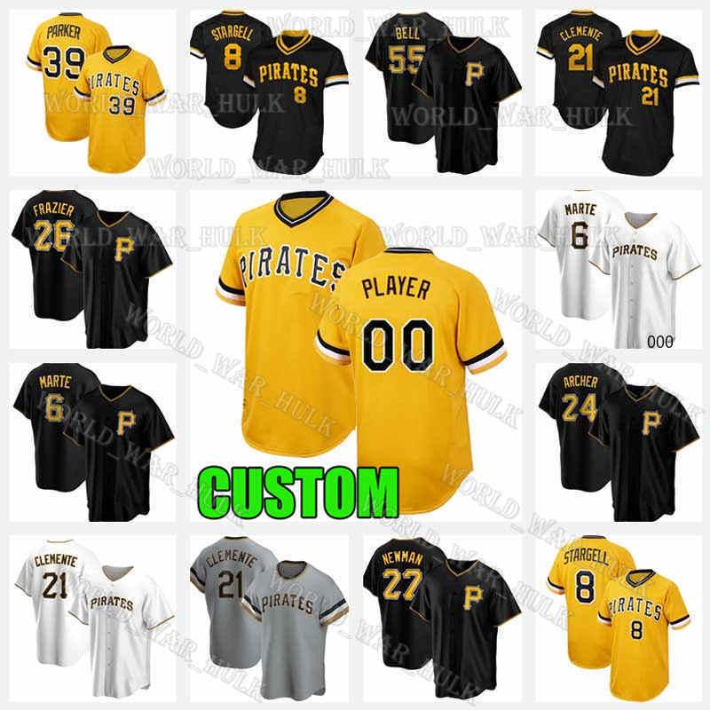 Pirates 39 Dave Parker Jerseys 21 Roberto Clemente 8 Willie Stargell 55 Josh Bell Kevin Newman Pittsburgh Starling Marte Custom Baseball, Blue;black
Pirates 39 Dave Parker Jerseys 21 Roberto Clemente 8 Willie Stargell 55 Josh Bell Kevin Newman Pittsburgh Starling Marte Custom Baseball, Blue;black
