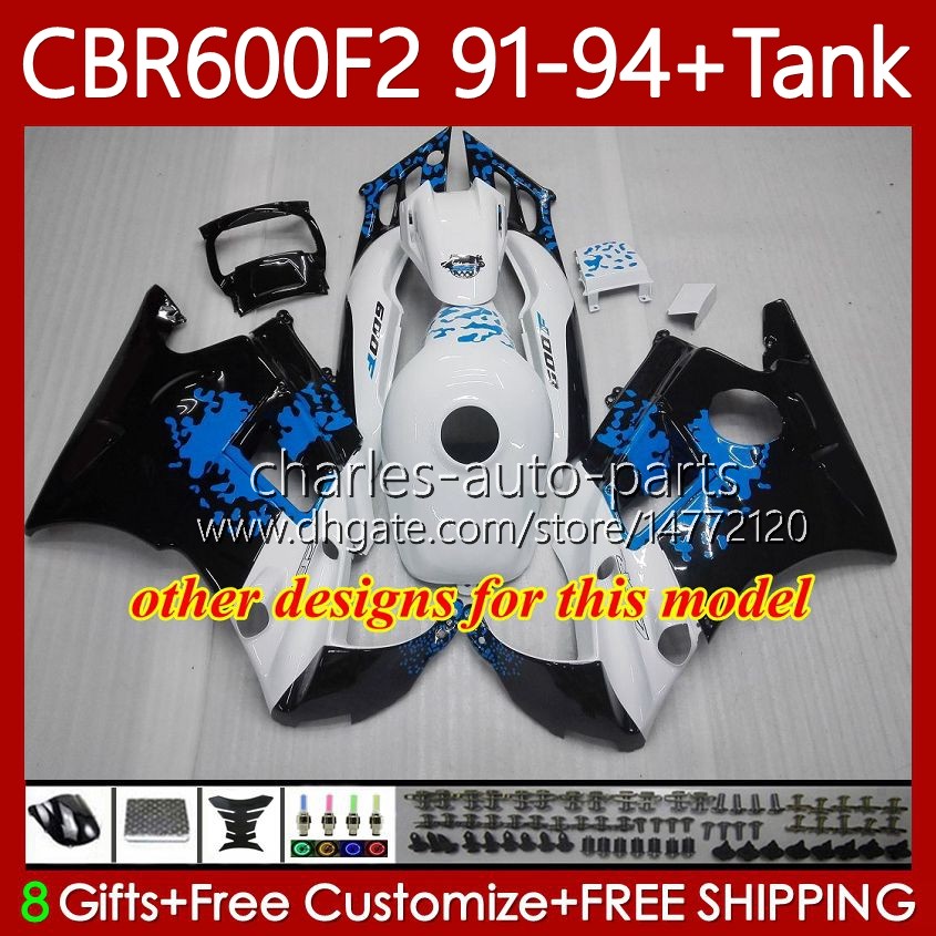Body For HONDA CBR-600 CBR 600 CBR600 Pink grey F2 FS CC 600F2 91 92 93 94 63No.264 600FS CBR600F2 600CC 1991-1994 Bodywork CBR600FS 1991 1992 1993 19