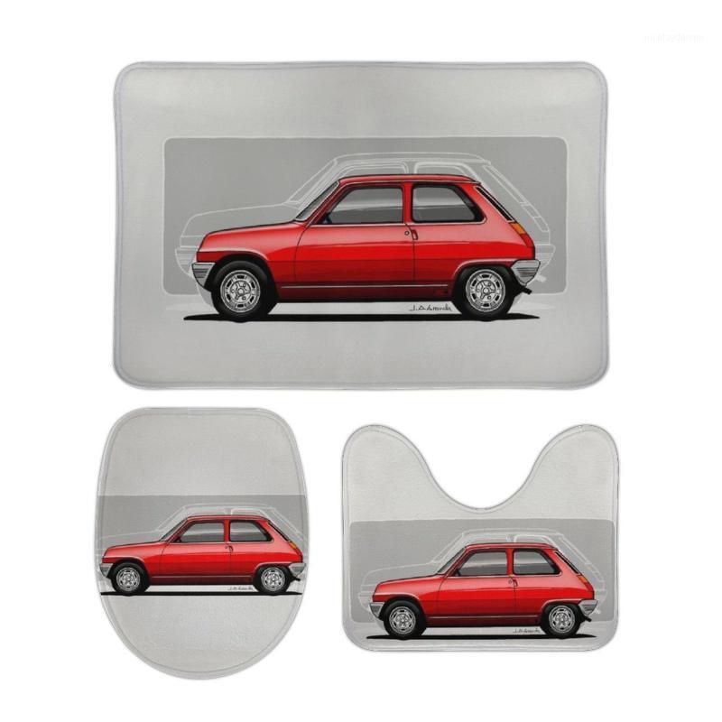 Bath Mats Renault 5 Red 3pcs Bathroom Set Rug Non-slip Mat Coral Velvet Floor Toilet Room Carpet Rugs Cin
Bath Mats Renault 5 Red 3pcs Bathroom Set Rug Non-slip Mat Coral Velvet Floor Toilet Room Carpet Rugs Cin