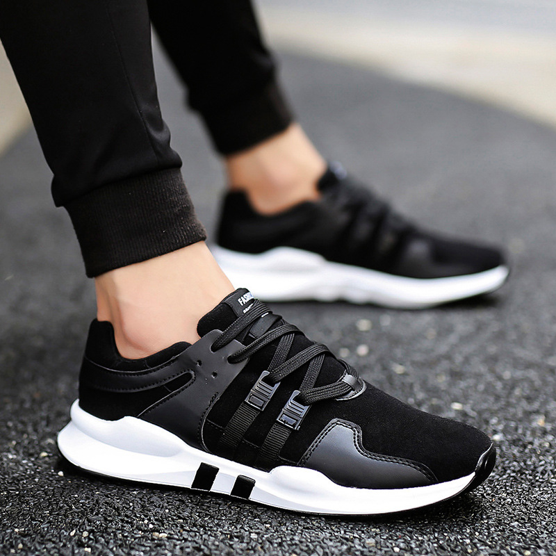 black fashion shoes Normal walking A01 men hot-sell breathable student young casual sneakers size 39 - 44, As pic
black fashion shoes Normal walking A01 men hot-sell breathable student young casual sneakers size 39 - 44, As pic