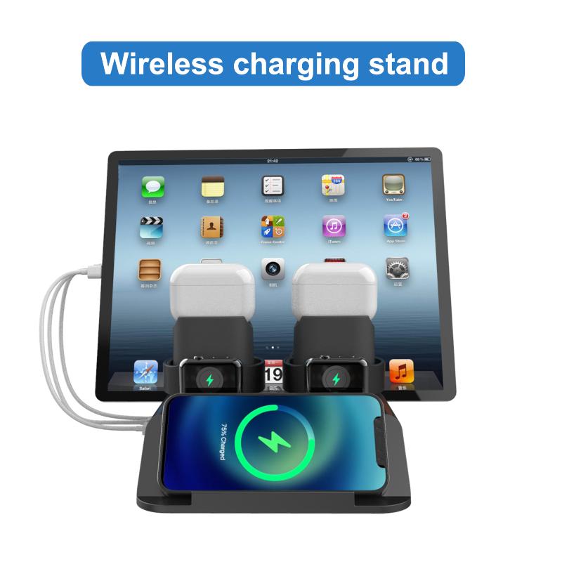 Cell Phone Mounts & Holders 8-in-1 Wireless Charging Stand Multi-function Bracket For Fast Type-C USB3.1 Standard Quality
Cell Phone Mounts & Holders 8-in-1 Wireless Charging Stand Multi-function Bracket For Fast Type-C USB3.1 Standard Quality