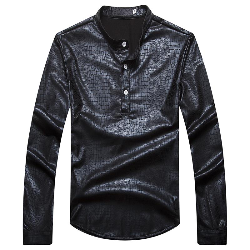Snakeskin Mens Casual Shirts Slim Regular Tops Texture Fashion Long Sleeve Men's Clothing High Street Leisure Dress Shirt, White;black
Snakeskin Mens Casual Shirts Slim Regular Tops Texture Fashion Long Sleeve Men's Clothing High Street Leisure Dress Shirt, White;black