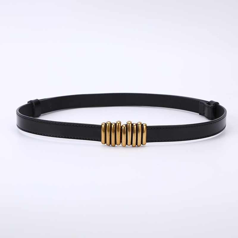 Womens Belts Waistband Belts Smooth Buckle Width 4 Colors Optional High Quality Cowhide