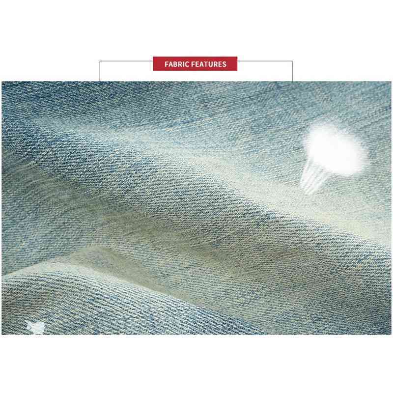 IEFB Spring Summer Men's Streetwear Denim Trousers Chian Hole Decoration High Waist Hip Hop Jeans Vintage Cloth 9Y5445 210524