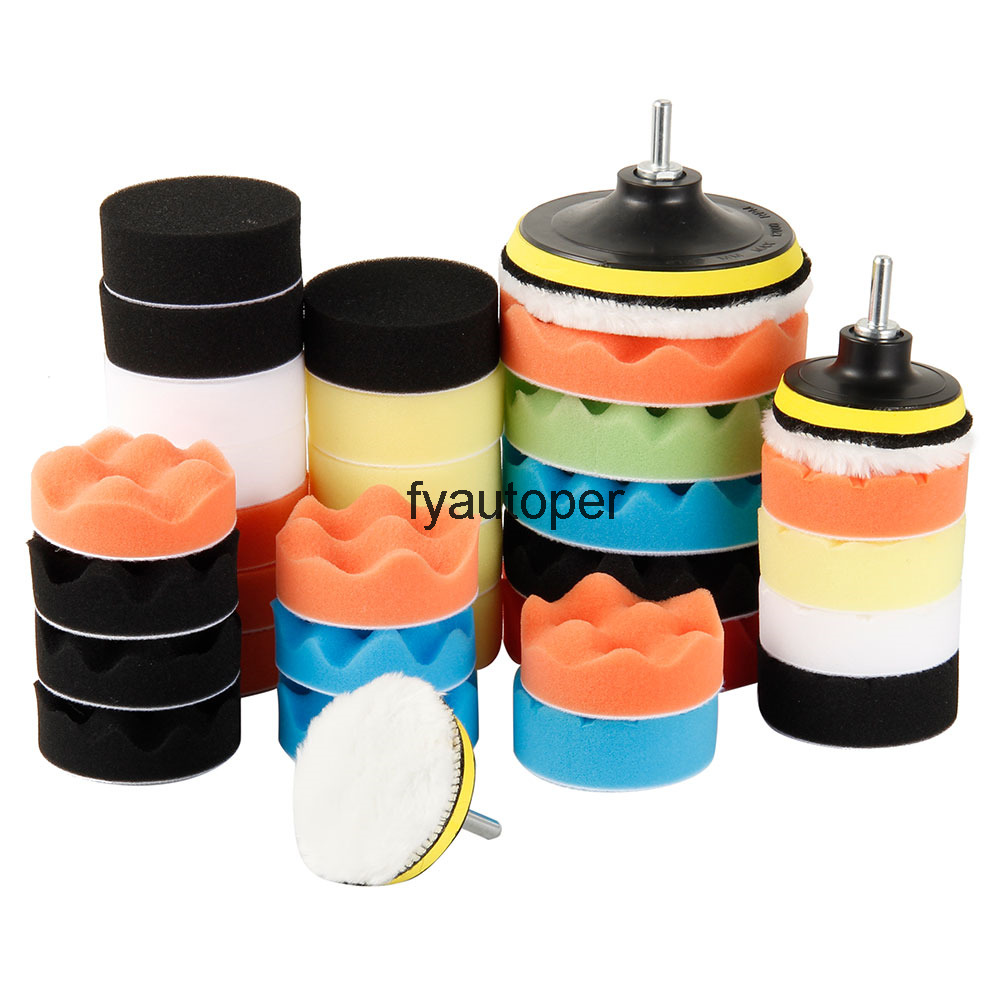 39pcs Car Polishing Sponge Pads Kit Foam Pad Buffer Machine Wax for Removes Scratches
39pcs Car Polishing Sponge Pads Kit Foam Pad Buffer Machine Wax for Removes Scratches