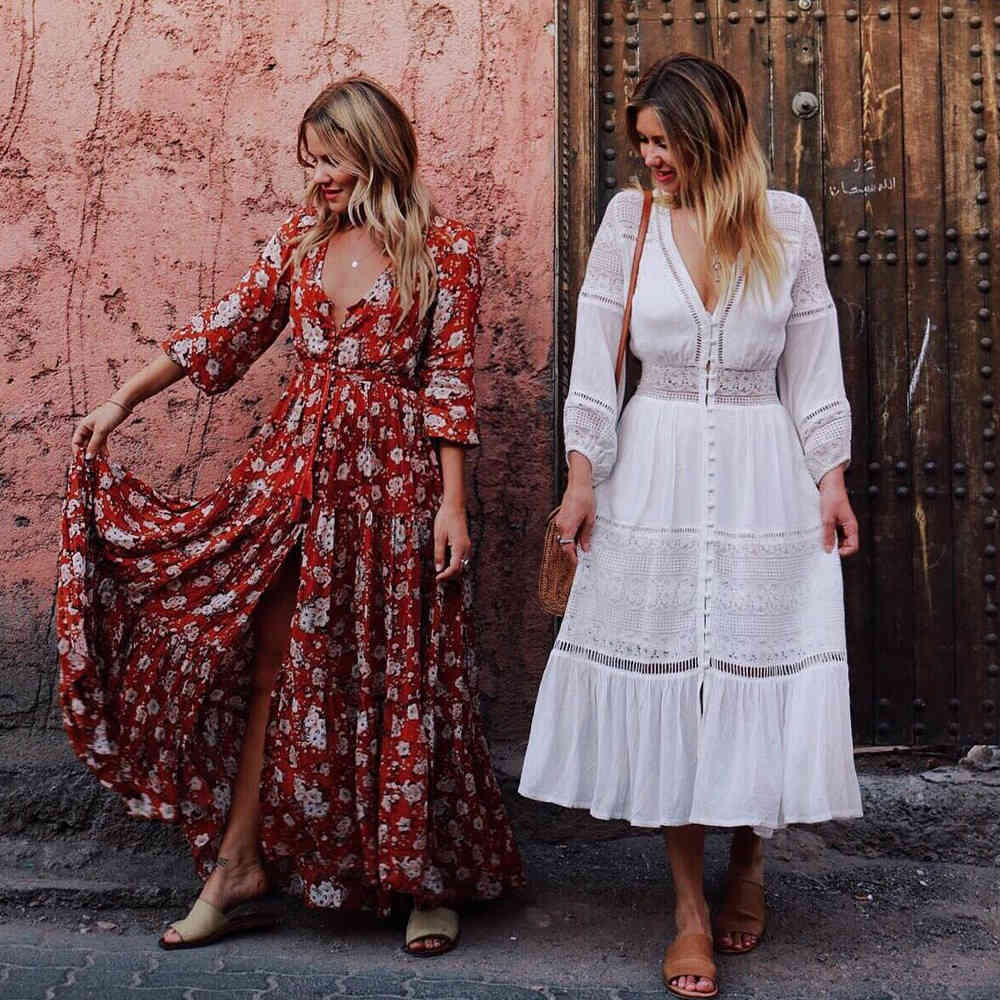 Elegant Bathing Suit Cover-ups Sexy Front Open Summer Beach Dress White Cotton Tunic Women Beachwear Swimsuit Cover Up A649 210420