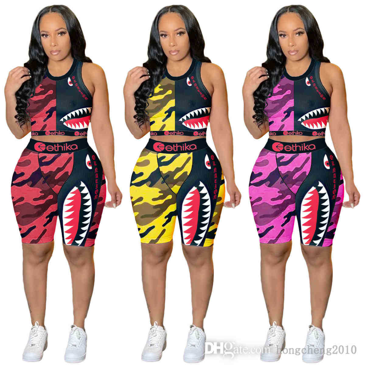 Women Tracksuits Two Pieces Set Deisgner Ethika International Station Sexy Slim Bikini Suits Print Letter Camouflage Swimsuits Swimwear, Option for extra fee
Women Tracksuits Two Pieces Set Deisgner Ethika International Station Sexy Slim Bikini Suits Print Letter Camouflage Swimsuits Swimwear, Option for extra fee