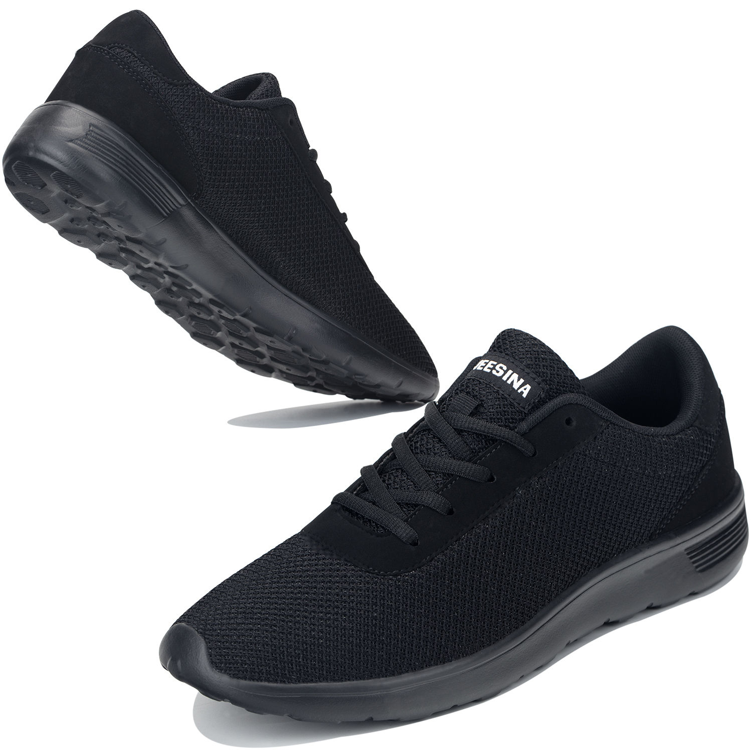 JEESINA Summer Men's Running Shoes Light weight slip on EVA Sole Breathable Walking Sneakers Hiking trainers size#7-12, Black;white
JEESINA Summer Men's Running Shoes Light weight slip on EVA Sole Breathable Walking Sneakers Hiking trainers size#7-12, Black;white